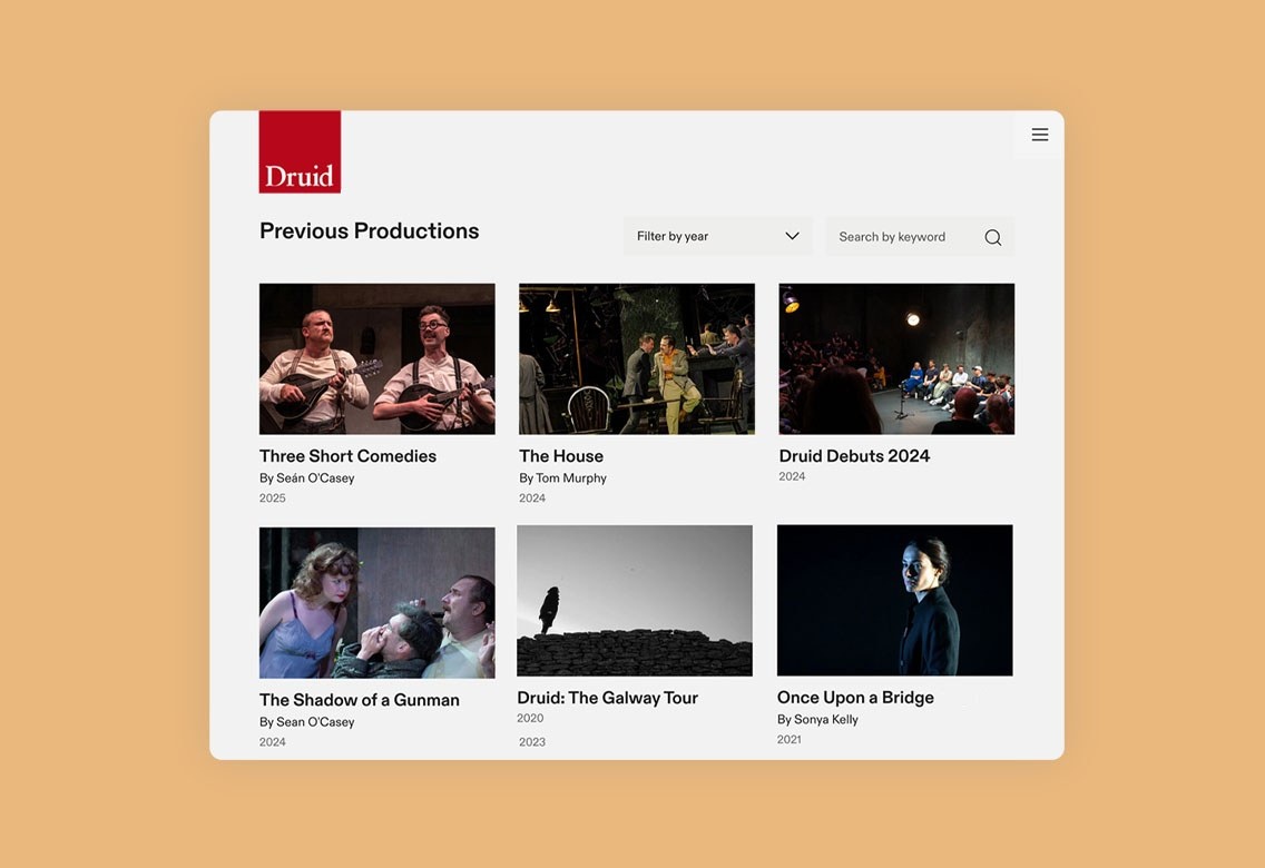 Druid.ie Listing page