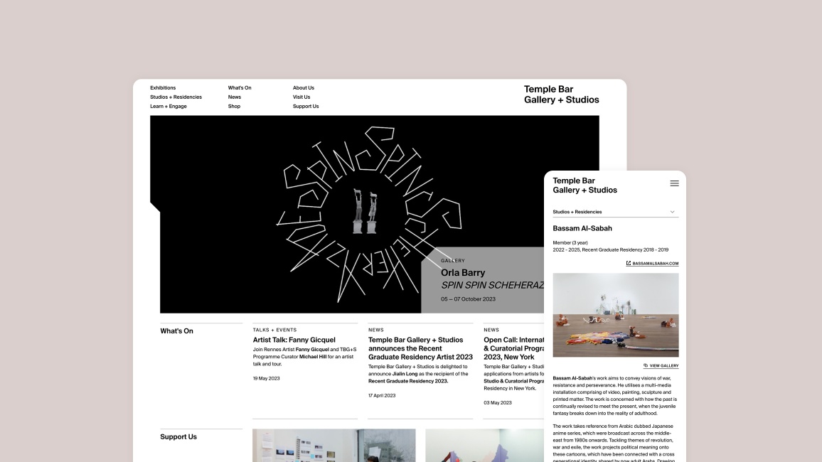 TBGS Desktop and Mobile