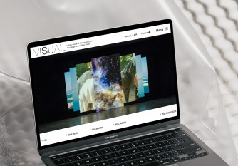 Visual Homepage Desktop Mockup